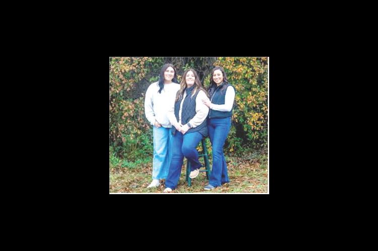 Tommie Kay Weeden Martinez with her daughters, Sophia Martinez, left, and Maria Martinez.