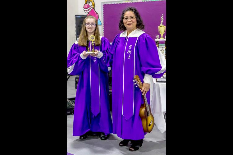 Kenlee Davidson and Ms. Rhoda- Kenlee received the Musician Altruistic Award
