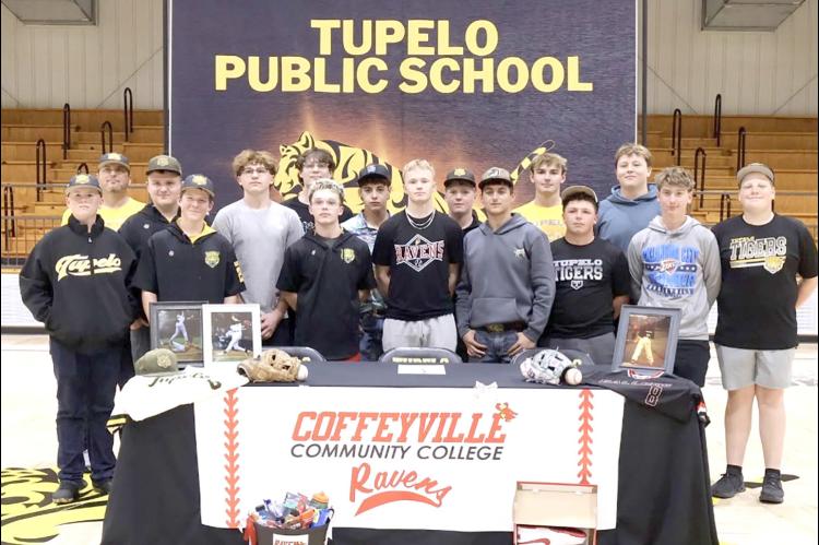 TUPELO BASEBALL SENIOR BRIESAN BASTIBLE SIGNS WITH COFFEYVILLE