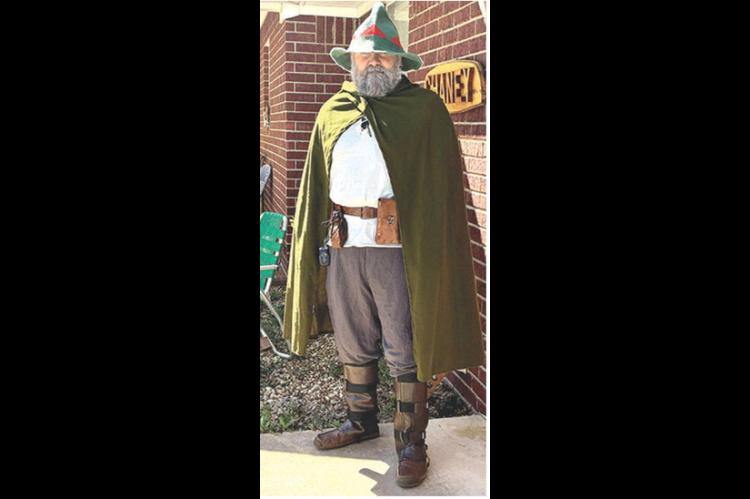 Judge Joe Trail dons a different robe for Halloween in Coalgate
