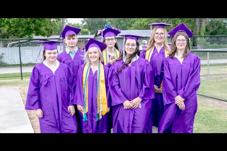 Back row: Zachery Whitener, Cheyanne Hudson, Angelina Thompson, Front Row: Emma Allen, Logan English, Iley Washburn, Shayla Graves