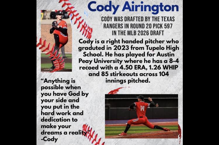Congratulations, Cody!!!