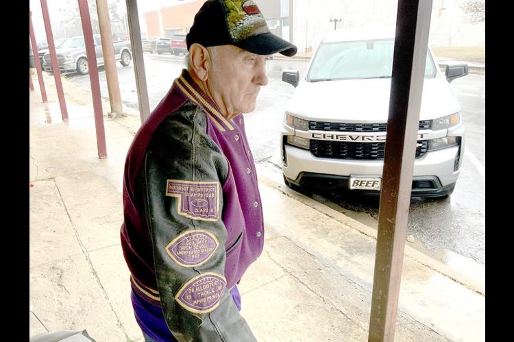 MEMORIES — James Prince in his 1968 letterman jacket.