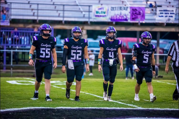 TEAM CAPTAINS...# 55 Walker Weston, #52 Jett Burris, #4 Bryson Stowe, and #5 Kyler Woods look to lead the Wildcats to a successful season. Photos Courtesy of Sherry Loudermilk Photography