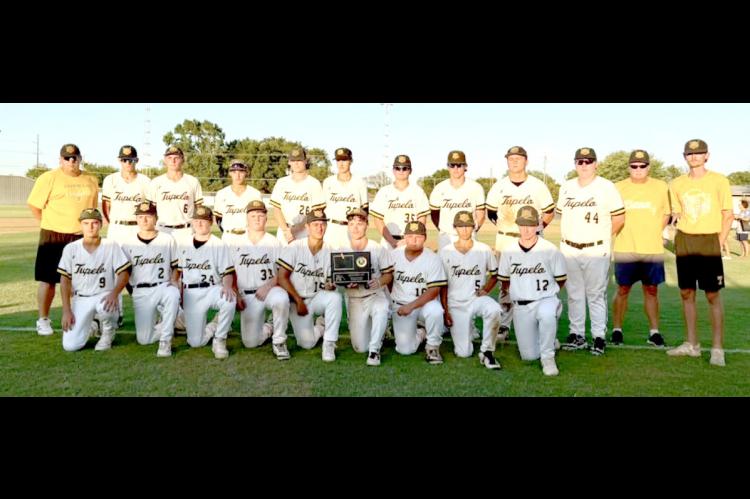 TUPELO TIGERS ARE TJE 2026 INVITATIONAL TOURNAMENT RUNNER UP! Pictured above are L-R Standing: Coach Romines, Ruger Ellis, Brody Airington, Ryder Johnson, Cal Vick, Braylen Weller, Eli Sliger, Brody Horton, Dax Young, Thomas Cannon, Asst Coach Walkup and Bills. L-R Front Row: Colt Bastible, Trendon Walkup, Remington Guffey, Levi Guffey, Jagger Crites, Aiden Walkup, Kane Wilkerson, Josh Meek and Ben Daniel.