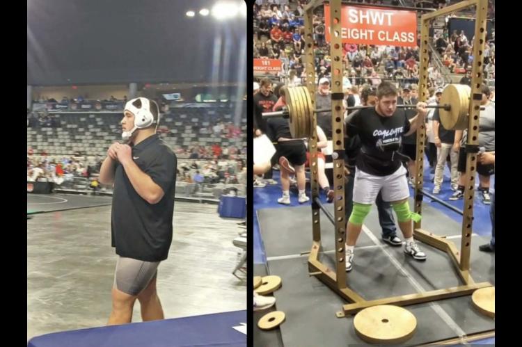 CONGRATULATIONS, LUCAS FRANKLIN! Coalgate 9th grader Lucas Franklin will go down in school history as the first state placer. Lucas won 3rd Place 3a Heavyweight at the recent 2006 Oklahoma State Wrestling Tournament. In addition to his wrestling win, Lucas now has the title of 9th Grade Heavyweight State Champion in powerlifting, finishing the day with 1,365 pounds.