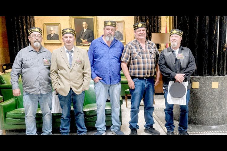 All five received their 320 at the Scottish Rite Building on April 18-19