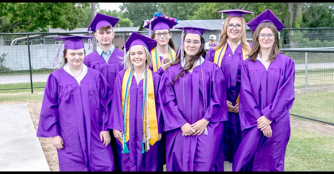 Back row: Zachery Whitener, Cheyanne Hudson, Angelina Thompson, Front Row: Emma Allen, Logan English, Iley Washburn, Shayla Graves