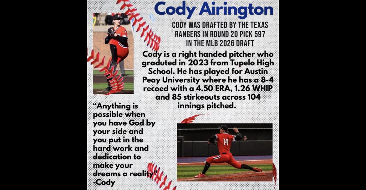 Congratulations, Cody!!!