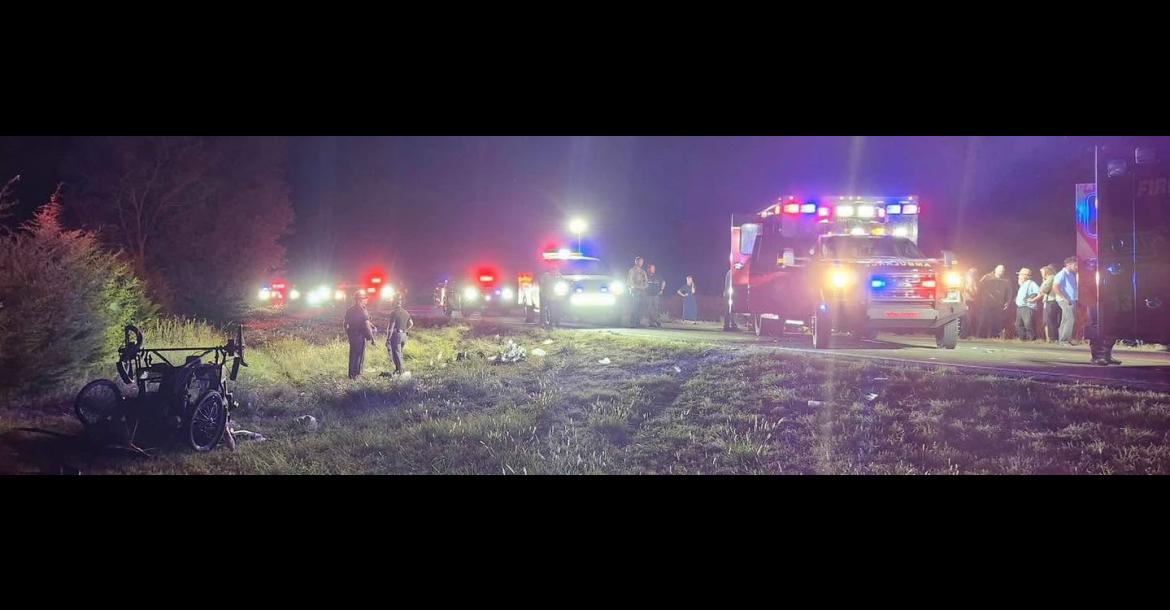 Schrock family faces long recovery after horse-drawn buggy struck from behind on Highway 48 Photo courtesy of Clarita Fire Chief Frank Williams
