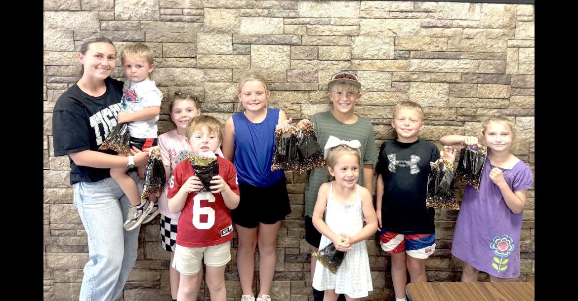 TUPELO ELEMENTARY AUGUST STAR STUDENTS- PRE-K THROUGH 3RD NAMED! Bethany and Cohen Parker, 1st Grade-Alyvia Hamer, 5th Grade-Ryleigh Rowell, 4th Grade-Andruw Ybarra, 3rd Grade-Kampton Davis, 2nd Grade- Ester Dickinson, KG- Thomas Bray and Pre-4-Denni McCoy.