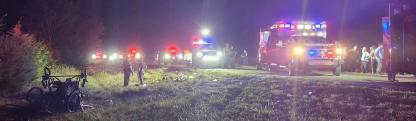 Schrock family faces long recovery after horse-drawn buggy struck from behind on Highway 48 Photo courtesy of Clarita Fire Chief Frank Williams