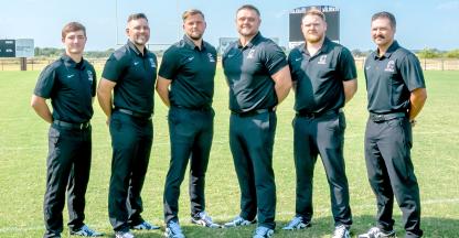 MEET THE 2026 COALGATE WILDCAT FOOTBALL COACHES... Pictured above are: Jaxon McClennaham, Casey McCollum, Head Coach Zach Cater, Ty Watkins, Alex Brooks, Joseph Ward, not pictured Joe Avanzini