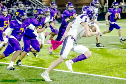 Davis Grant rushed for 161 yards and three touchdowns.