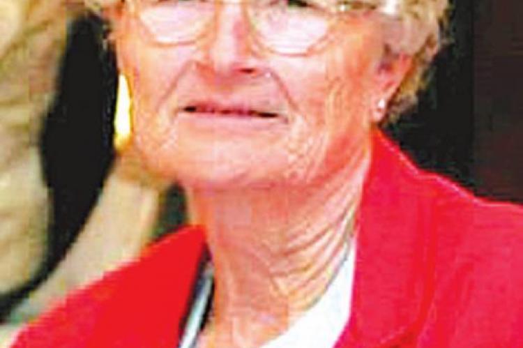 Service today for Bessie Sue Ray