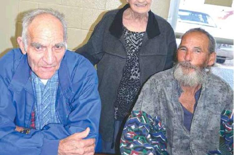 (seated) Junior Stonecipher and Ricky Joe Stinnett (standing) Estalene Jackson Article Image Alt Text