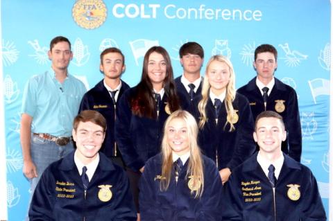 Tupelo FFA Chapter Officers Attend Annual COLT Conference