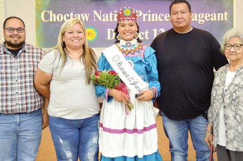 Candis Battice Louis crowned Choctaw Nation District 12 Princess