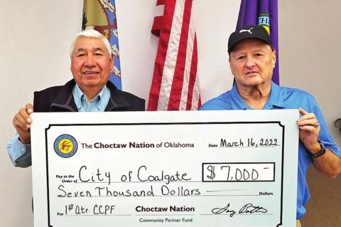 Choctaw Nation awards money to city/county