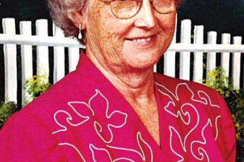 Service held for Inez Hogue