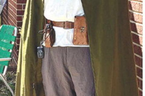 Judge Joe Trail dons a different robe for Halloween in Coalgate