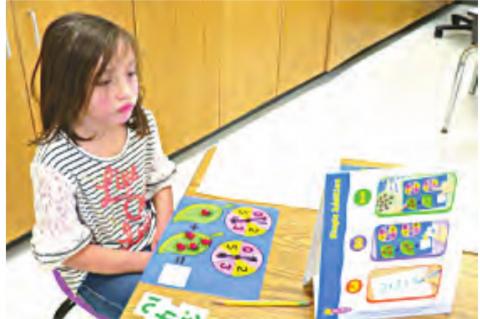 Sophie Graham contemplating her next math problem.