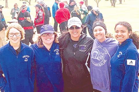 For the first time in history the Coalgate Girls’ Golf Team went to Regionals