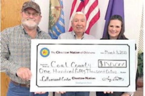 CHOCTAW DEVELOPMENT FUND AWARDS $150,000 TO COAL COUNTY FOR COTTONWOOD COMMUNITY CENTER