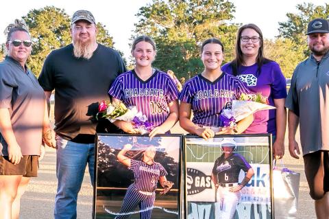 Coalgate Fastpitch Softball Celebrates Seniors