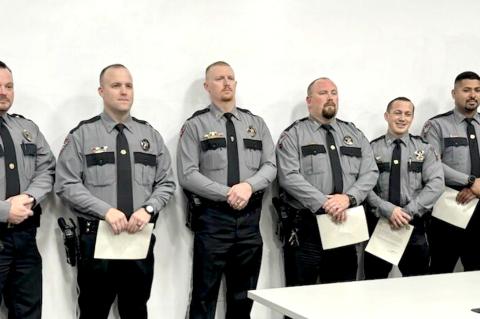 Choctaw Lighthorse Life Saver Awardees