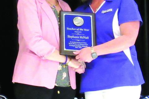 Stephanie McNutt Named Teacher of the Year
