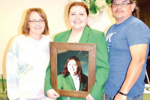 Kallie Chapman and Jace Stephens inducted