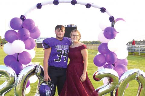 Madison Sam crowned 2020 CHS Football Homecoming Queen by King Brent Johnson