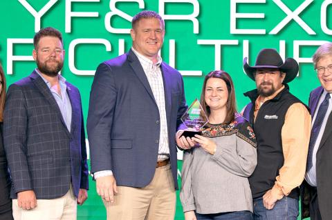Coal County Farm Bureau Members Win OKFB YF&R Excellence in Agriculture Award