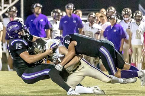 Easton Loudermilk and Jase Burris combine for monster stop against Community Christian