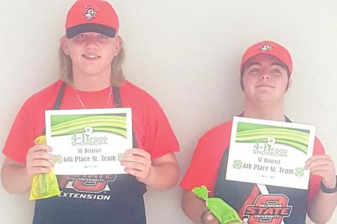 Coal County 4-H compete in District Competition