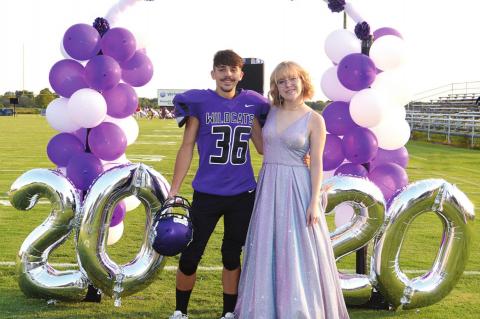 Madison Sam crowned 2020 CHS Football Homecoming Queen by King Brent Johnson