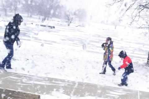 Thank you for sending your snow pictures!