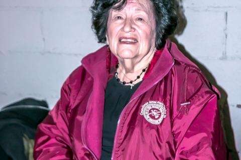 Paula Carney honored at Tree Lighting