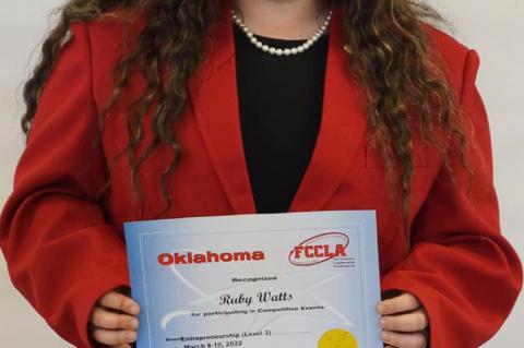 Coalgate FCCLA brings home state awards