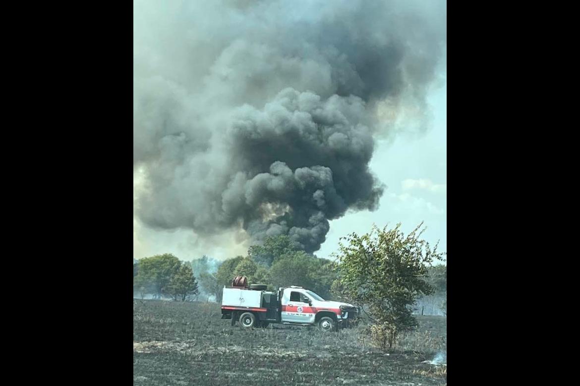 250 acres burned at Phillips; too close to homes