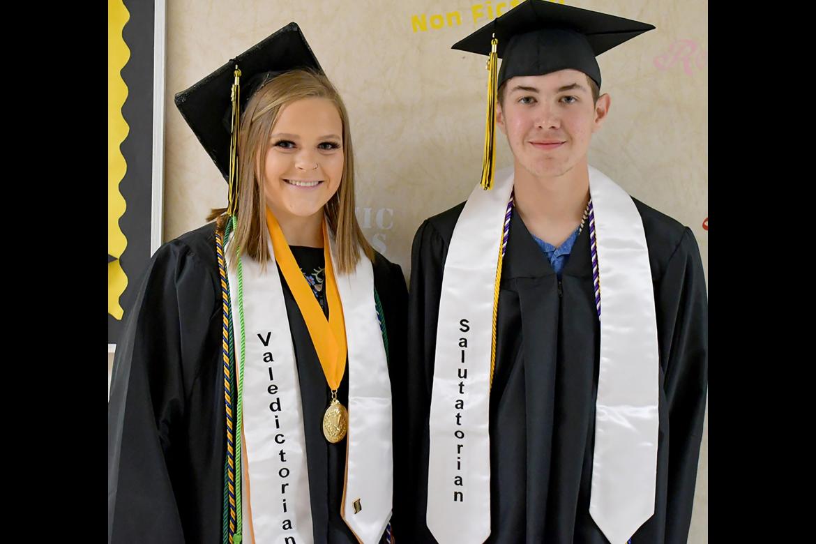 CONGRATULATIONS TO TUPELO’S Valedictorian, Katie Eager and Salutatorian, Chase Billy! 