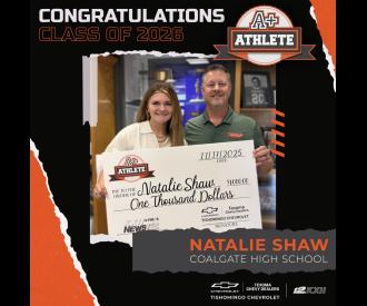 A+ Athlete Presentation – Natalie Shaw